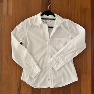 FRANK & EILEEN SUPERLUXE BUTTON FRONT SHIRT M